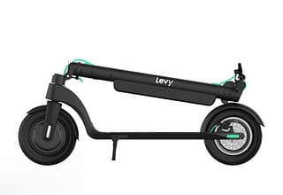 Levy Plus electric scooter with removable battery
